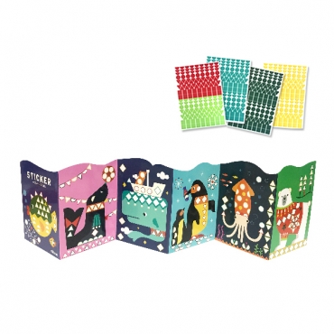 도형 모자이크 스티커북-바다동물 (MDS002)