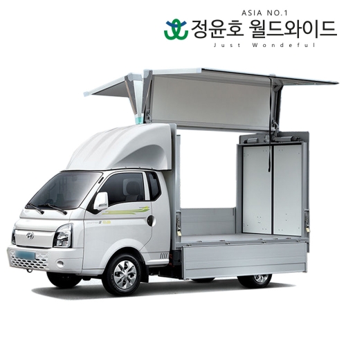 현대 포터2 리스 EV 윙바디 전기차 3인승 44개월 23연식 법인 전국 2WD