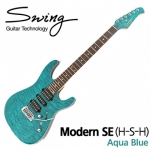 스윙 일렉기타 Modern SE 험싱험 픽업 aqua blue