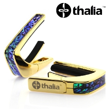 탈리아 카포 Thalia Capos G200-BA (Capo with Blue Abalone Inlay 24k Gold) 통기타 일렉기타 클래식 기타 모두 사용 가능!