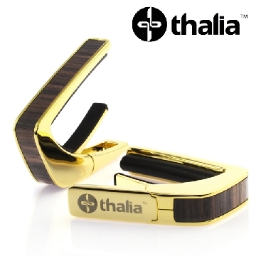 탈리아 카포 Thalia Capos G200-IR(Capo with Indian Rosewood Inlay / 24k Gold)통기타 일렉기타 클래식 기타 모두 사용 가능!