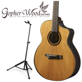 고퍼우드 i365RC 입문용 중급용 통기타 넥걸이 스탠드 추가