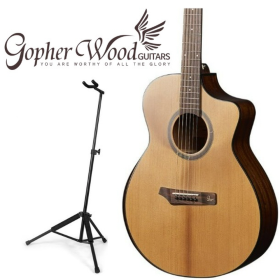 고퍼우드 i265RC 입문용 중급용 통기타 넥걸이스탠드추가