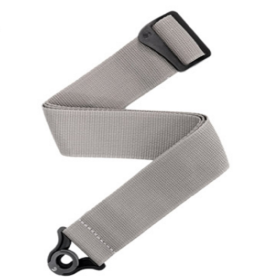 기타 스트랩 스트랩락 장착된 다다리오 AUTO LOCK GUITAR STRAP 실버