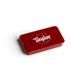 테일러 기타 피크 12개 세트및 고급 금속 케이스 셀룰로이드 피크 틴