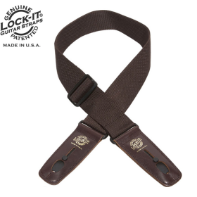 스트랩락 기타 스트랩 Strap 브라운 LIS 006P2 made usa