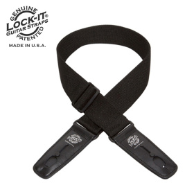 스트랩락 기타 스트랩 Strap BLACK LIS001P2 made usa