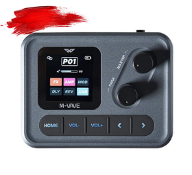 초소형 휴대용 멀티 이펙터 M-VAVE Pocket Amp 블루투스 지원