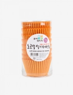 [박스 구매시 20%할인!] 노르딕 색지 머핀컵 55mm 오렌지1박스 (12,000장)