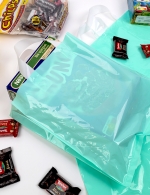 무지 민트 핸들 비닐쇼핑백(50장) 3가지 사이즈