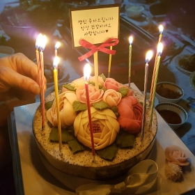 1살 생일 케이크 기본 초 100개 [1ZCA]