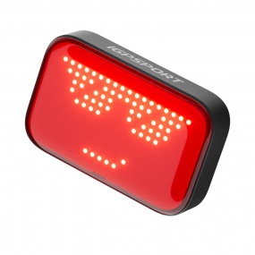 iGPSPORT ET6 스마트 이모지 테일라이트 후미등