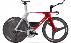 Wilier Supersonica SLR Silver, Velvet Red Frame