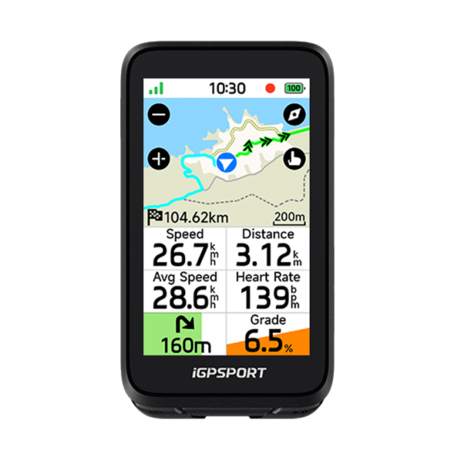 iGPSPORT BiNavi Air 바이내비 에어 자전거 터치스크린 속도계 내비게이션 GPS 속도계