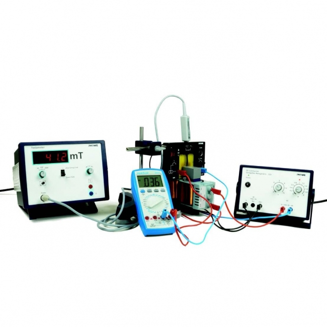 Hall effect in n- and p-germanium (Teslameter)