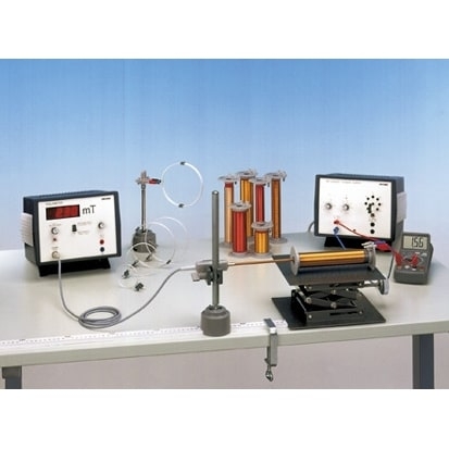 Magnetic field of single coils / Biot-Savart's law with a teslameter