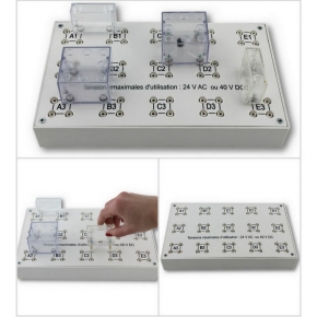 Electromanipulations plate