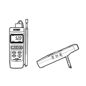 EXTECH 열선형 풍속측정기 407119
