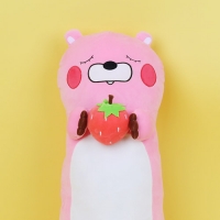 [주문제작참고용][85cm] 딸기 수달 쿠션