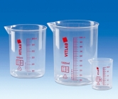 [VITLAB] PMP Crystal-Clear Griffin Beaker, 적색눈금 고급형 투명 비이커