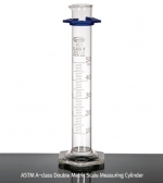 [Glassco] ASTM A-class Double Metric Scale Measuring Cylinder, A급2열 눈금 메스실린더