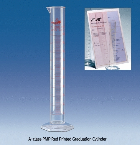 [VITLAB] A-class PMP Cylinder with Certificate, A급 보증서 포함 투명 PMP 실린더