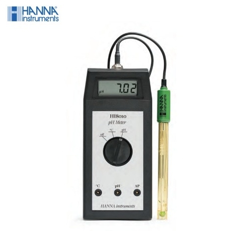 [Hanna] 8010/8014, 휴대용 pH 측정기 (교육/현장용)