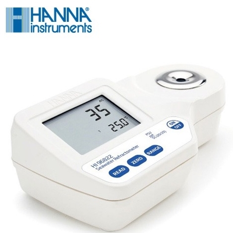 [Hanna] 96822, 디지털 염도계(해수), Digital Refractometer for Natural or Artificial Seawater Analysis