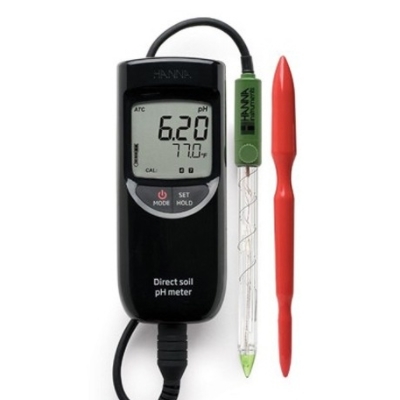 [Hanna] 99121, 휴대용 pH 측정기(토양용), Direct Soil pH Meter with Measurement Kit