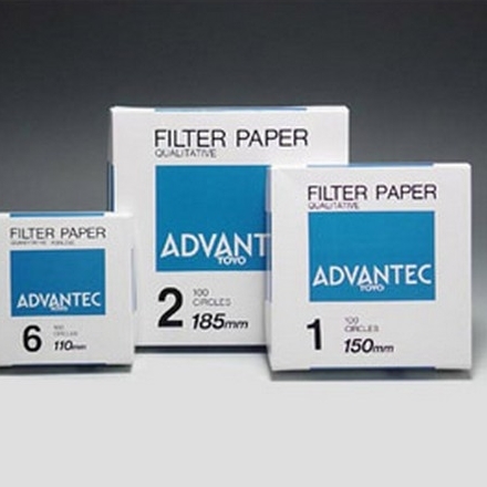 [Advantec] NO.1 Qualitative Filter Papers (6um 정성여과지)