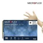 [Ansell] 라텍스장갑, Microflex Diamond Grip Plus Latex gloves