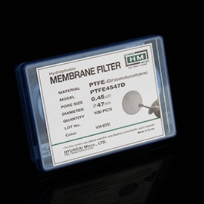[HM] PTFE-D(PolyTetraFluoEthylene) Membrane Filter, 멤브레인 필터