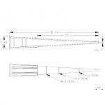 [Sorenson] Pipette Tip 200ul, Yellow Bulk Tips, 피펫팁 15730