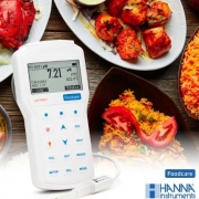 [Hanna] 98161, 휴대용 pH 측정기(식품용), PC연결가능