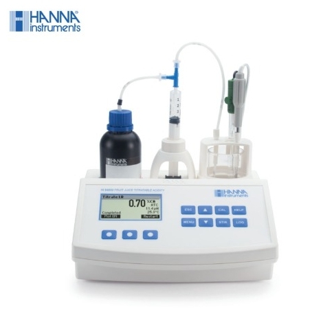 [Hanna] 84532, 산도 적정시스템(과일쥬스), Titratable Acidity Mini Titrator and pH Meter for Fruit Juice