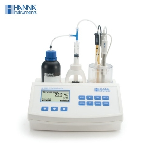 [Hanna] 84529, 산도 적정시스템(유제품), Titratable Acidity Mini Titrator and pH Meter for the Dairy industry