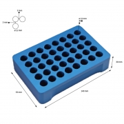 [KA] Aluminum Cryo Vial Rack, 알루미늄 냉동 바이알랙