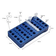 [KA] Aluminum Cryo Tube & PCR Rack, 알루미늄 튜브 & PCR 겸용랙