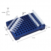 [KA] Aluminum Cryo PCR Tube Rack, 알루미늄 PCR 튜브랙