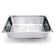 S/T 소독밧드 (전체타공) Perforated Sterilization Tray, Stainless Steel