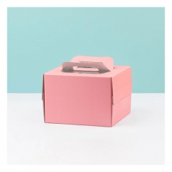 [익일발송]케익박스 1호 핑크 210*210*150 5개