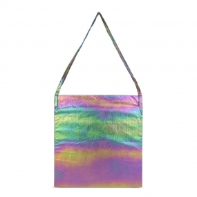 반짝이는 나일론 네온 컬러 에코백/크로스백 (size: 36*39cm)