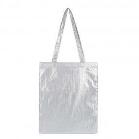 반짝이는 나일론 은색 에코백/숄더백 (size: 33*40cm)