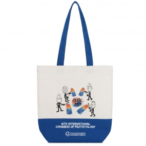 성균관대학교 글로벌바이오엑스퍼트 교육연구단 블루 배색 에코백/숄더백 (size: 38*40*10cm)