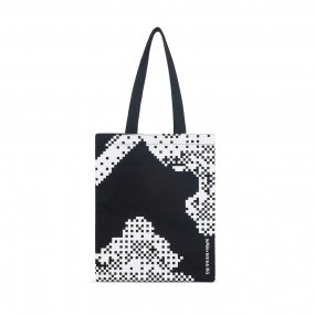 문화창작소 숨 블랙 에코백/숄더백 (size: 33*42cm)