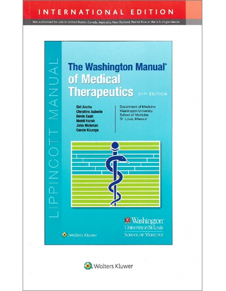 (IE) The Washington Manual of Medical Therapeutics Paperback 37/e