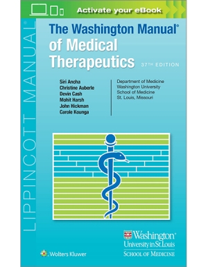 The Washington Manual of Medical Therapeutics Paperback 37/e
