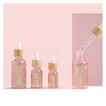 도테라 로고 핑크 골드라인 밤부 눈금 스포이드 / 스프레이 용기10ml 30ml 50ml