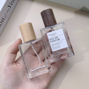 우드캡 스퀘어  향수 스프레이 용기 30ml (비치우드 월넛)