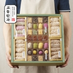 [작심밀도]교동한과 전통식품명인 덩더쿵 / 2단 / 쇼핑백